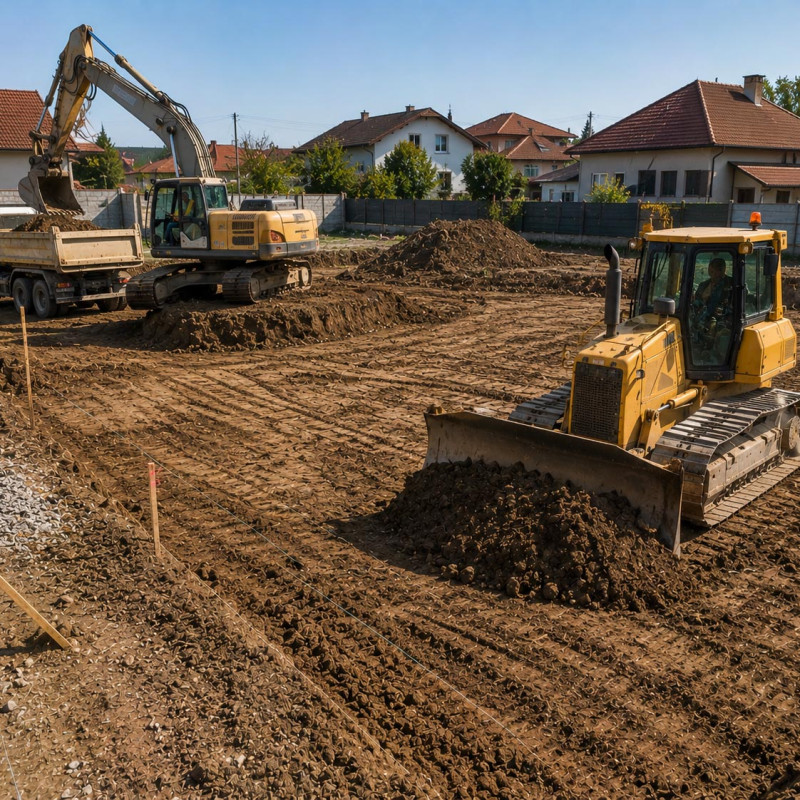 Iskop i priprema terena | preduzimac.co.rs - Novi Sad