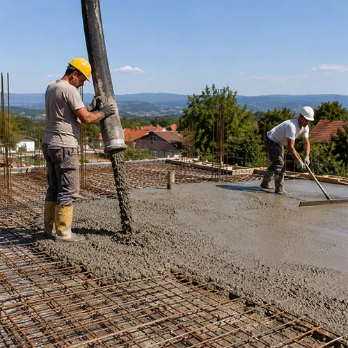 Betoniranje spratne ploče na kući | Preduzimač Betoniranje | Preduzimač