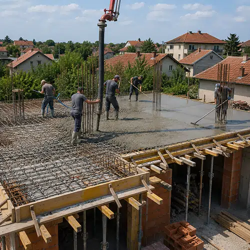 Izrada krova porodične kuće u Novom Sadu, po sistemu ključ u ruke